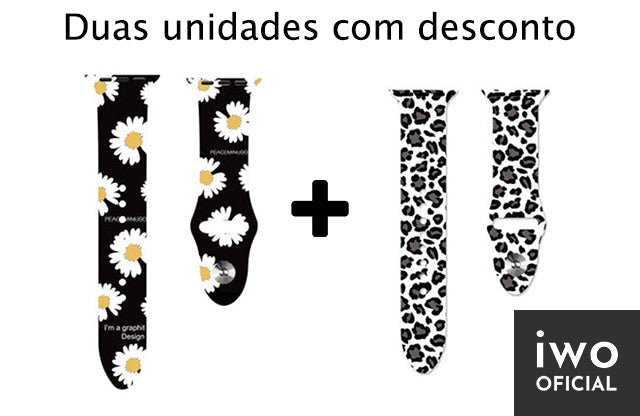 Pulseira Animal Print (8 Cores) - Iwo Oficial