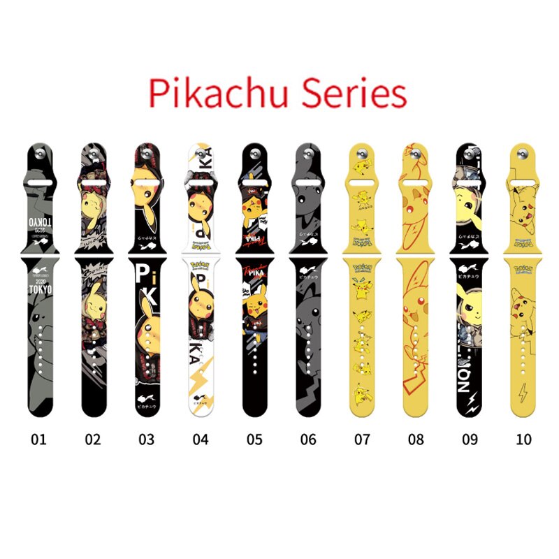 Pulseira Pikachu (10 Cores) - Iwo Oficial