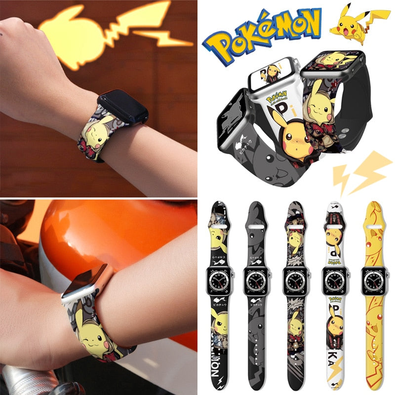 Pulseira Pikachu (10 Cores) - Iwo Oficial